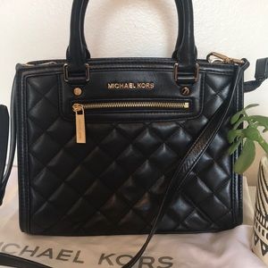 Michael Kors Black quilted bag